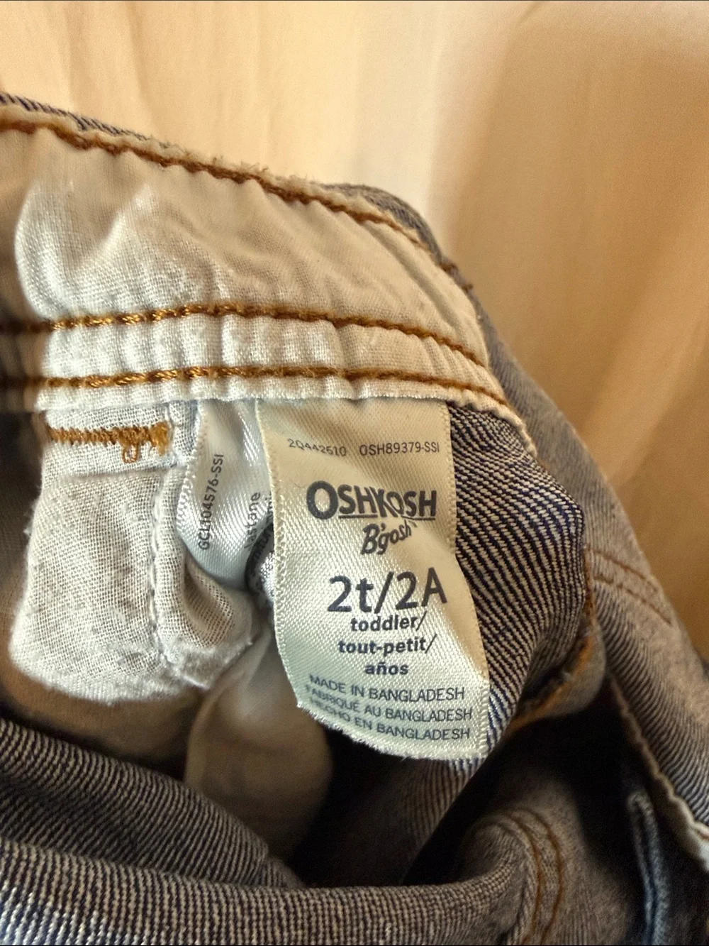 OshKosh B'gosh Dark Blue Denim Overalls